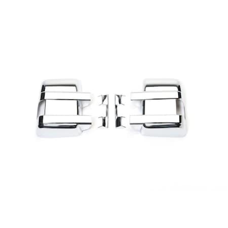 Putco 08-16 F250/F350 W/TURN SIGNAL CHROME MIRROR OVERLAYS 400123